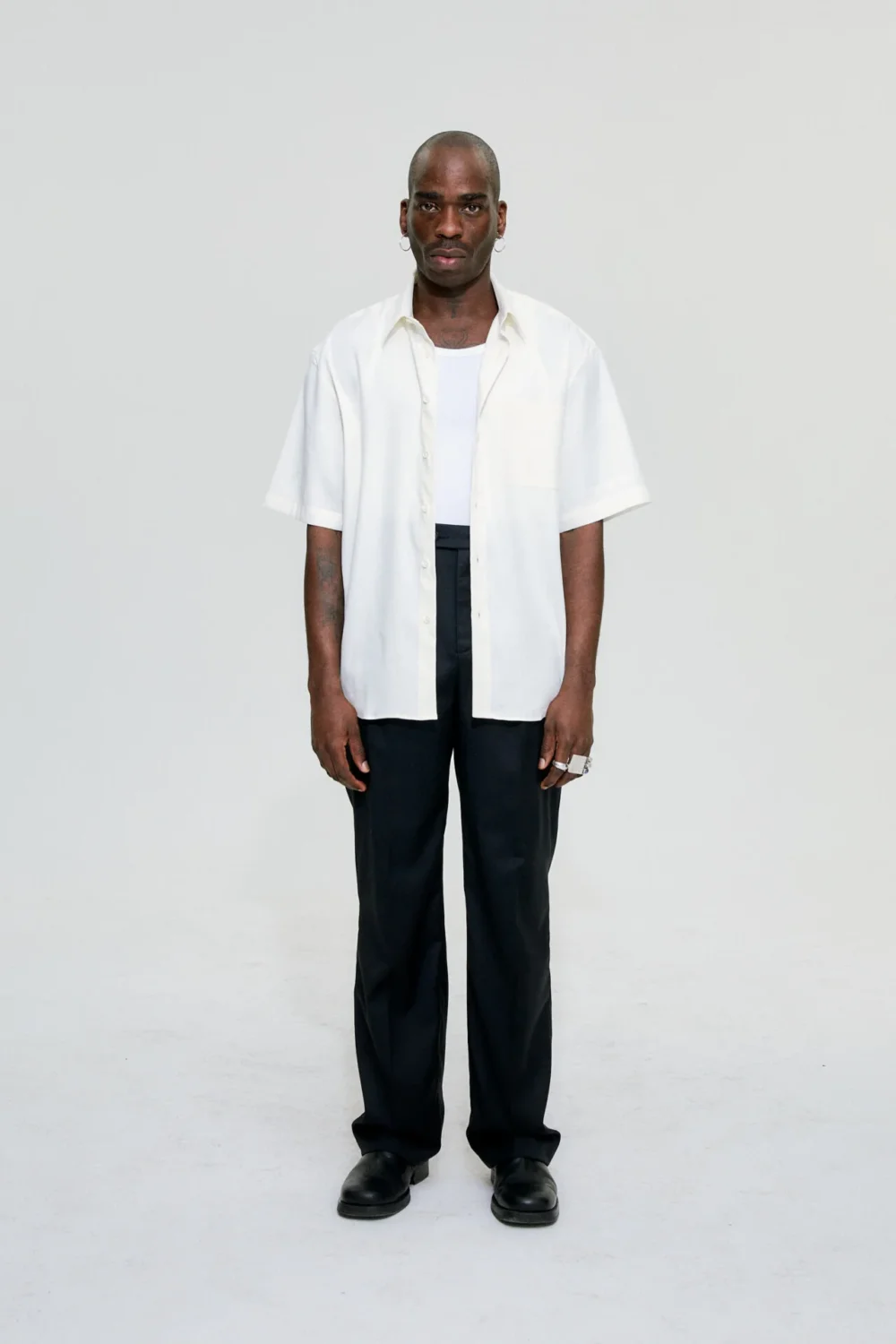 Ode shirt in ivory by goutez