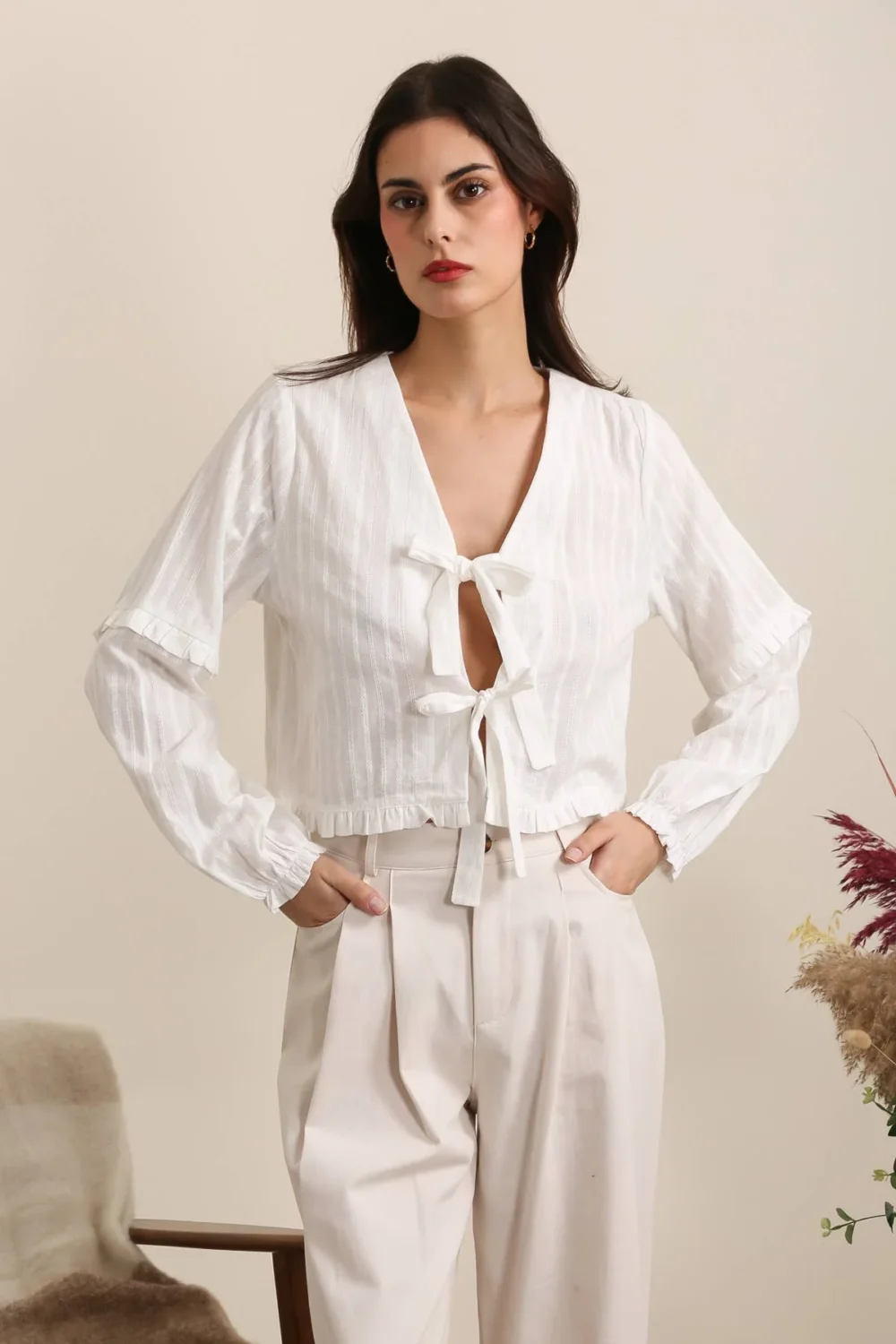 The Lala Shirt white cotton
