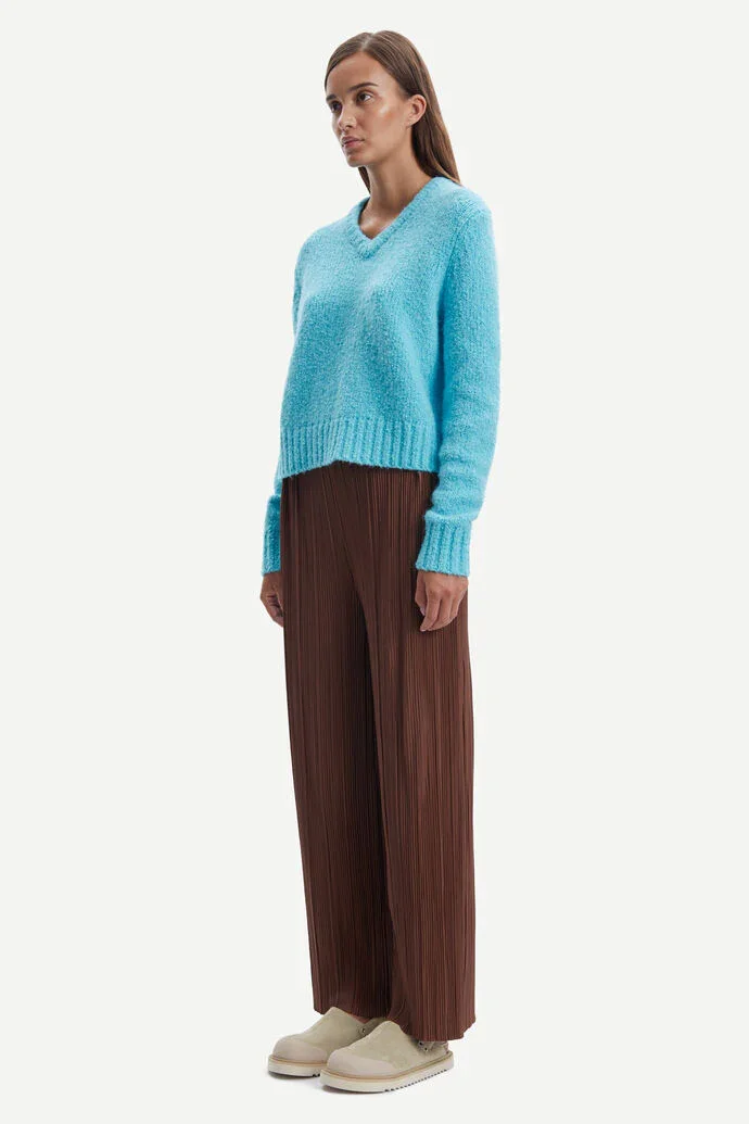 Pleated trousers in mustang - 4
