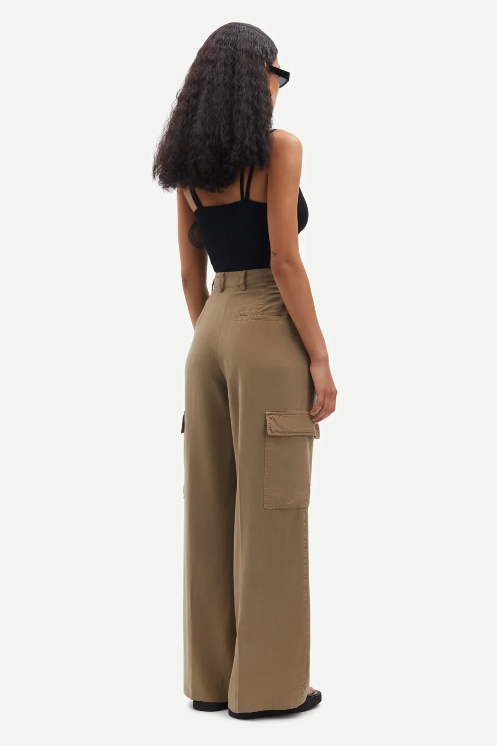 Sahopsa trousers in lead gray - 3