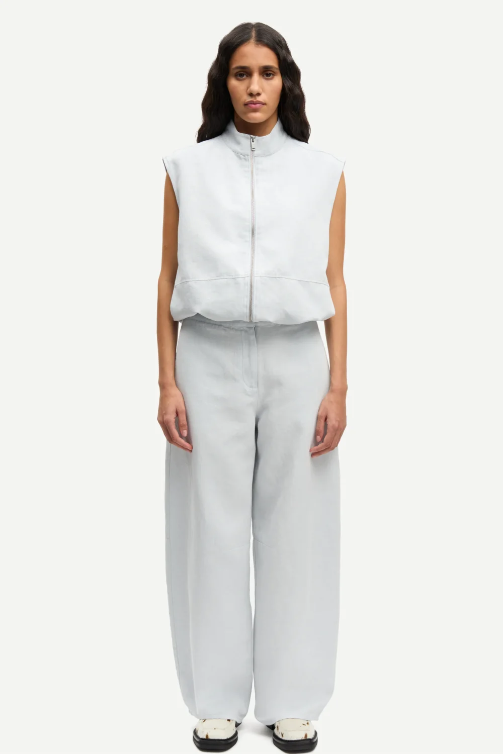 Sarokos trousers in gray dawn mel.