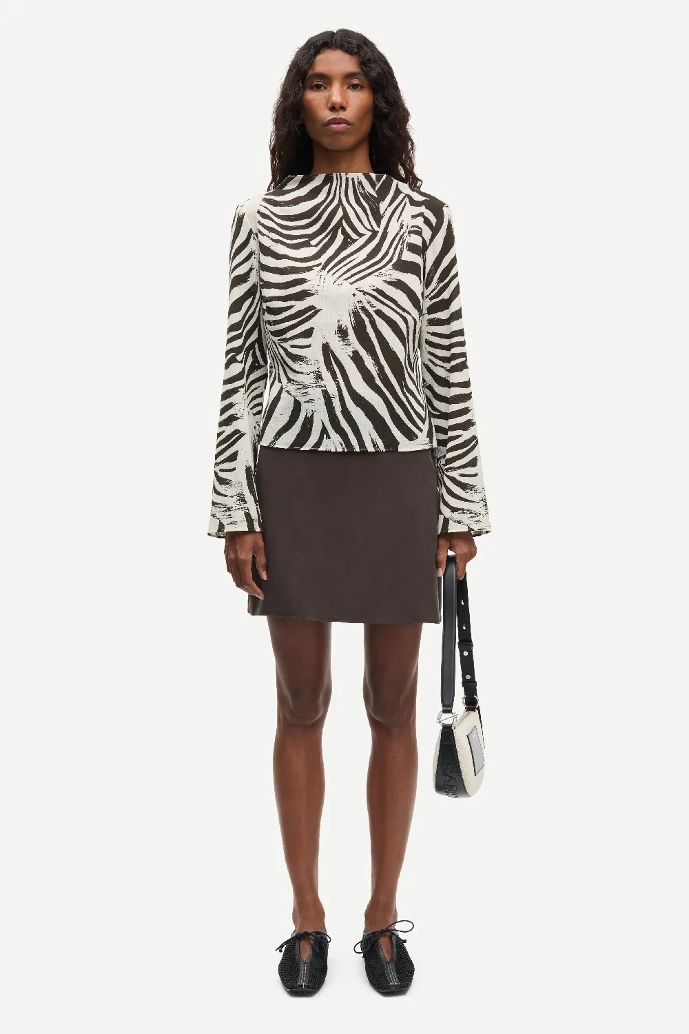 Saagneta mini skirt in mulch