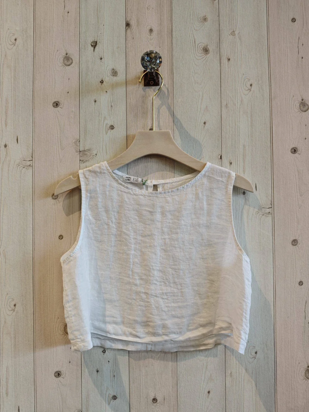 LUA Linen Crop Top / one size