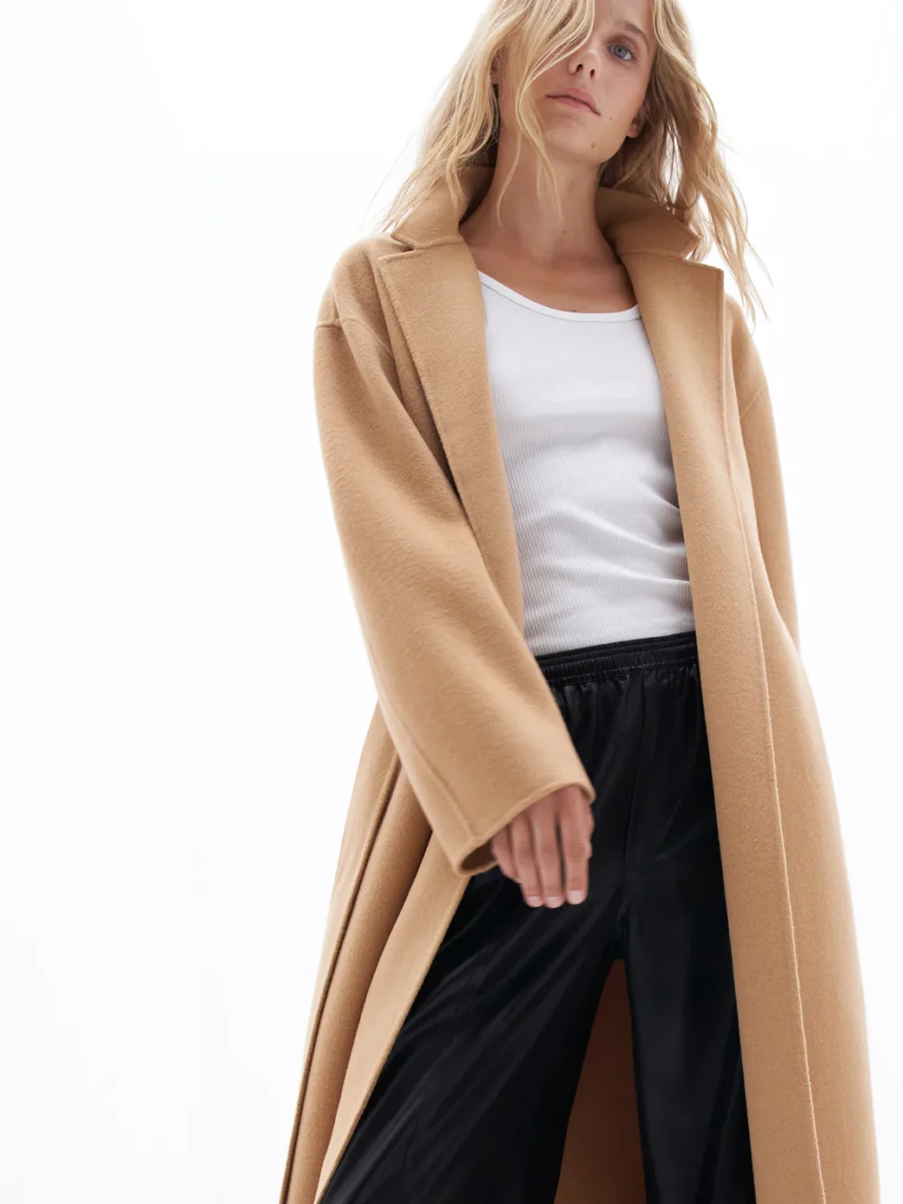 Alexa wool coat by Filippa K in light camel - 2