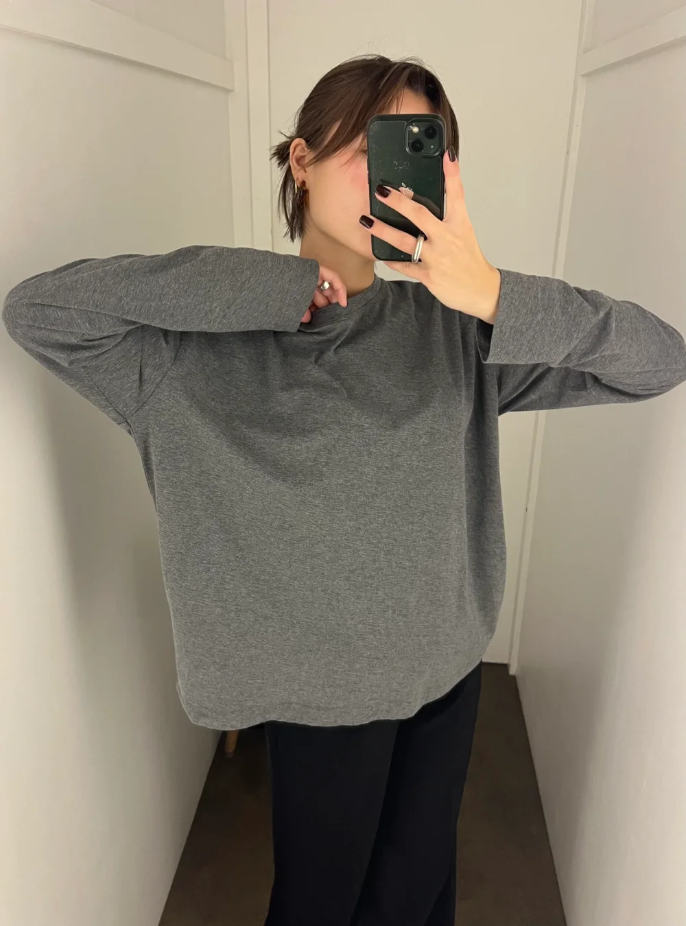 Perfect loose longsleeve in dark grey