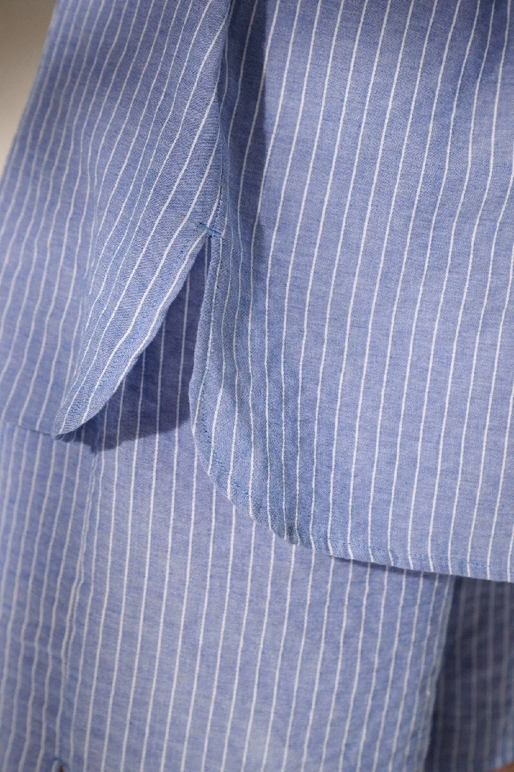 clean shirt stripe: Light blue / white - 4