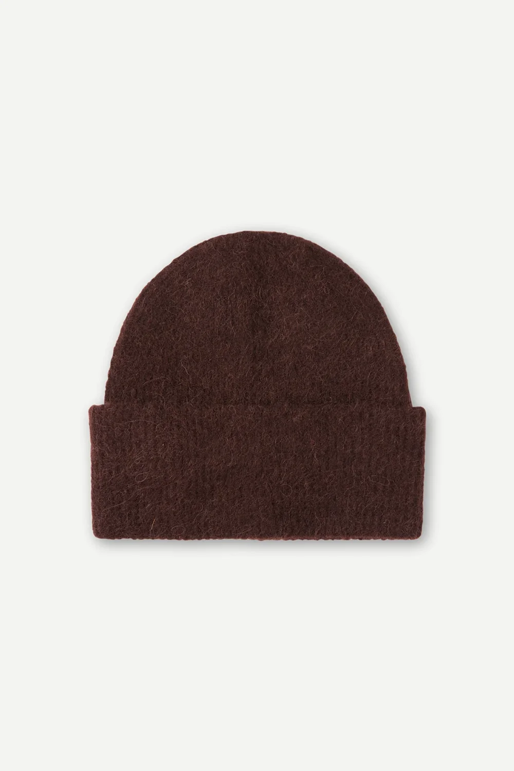 Alpaca hat in black coffee