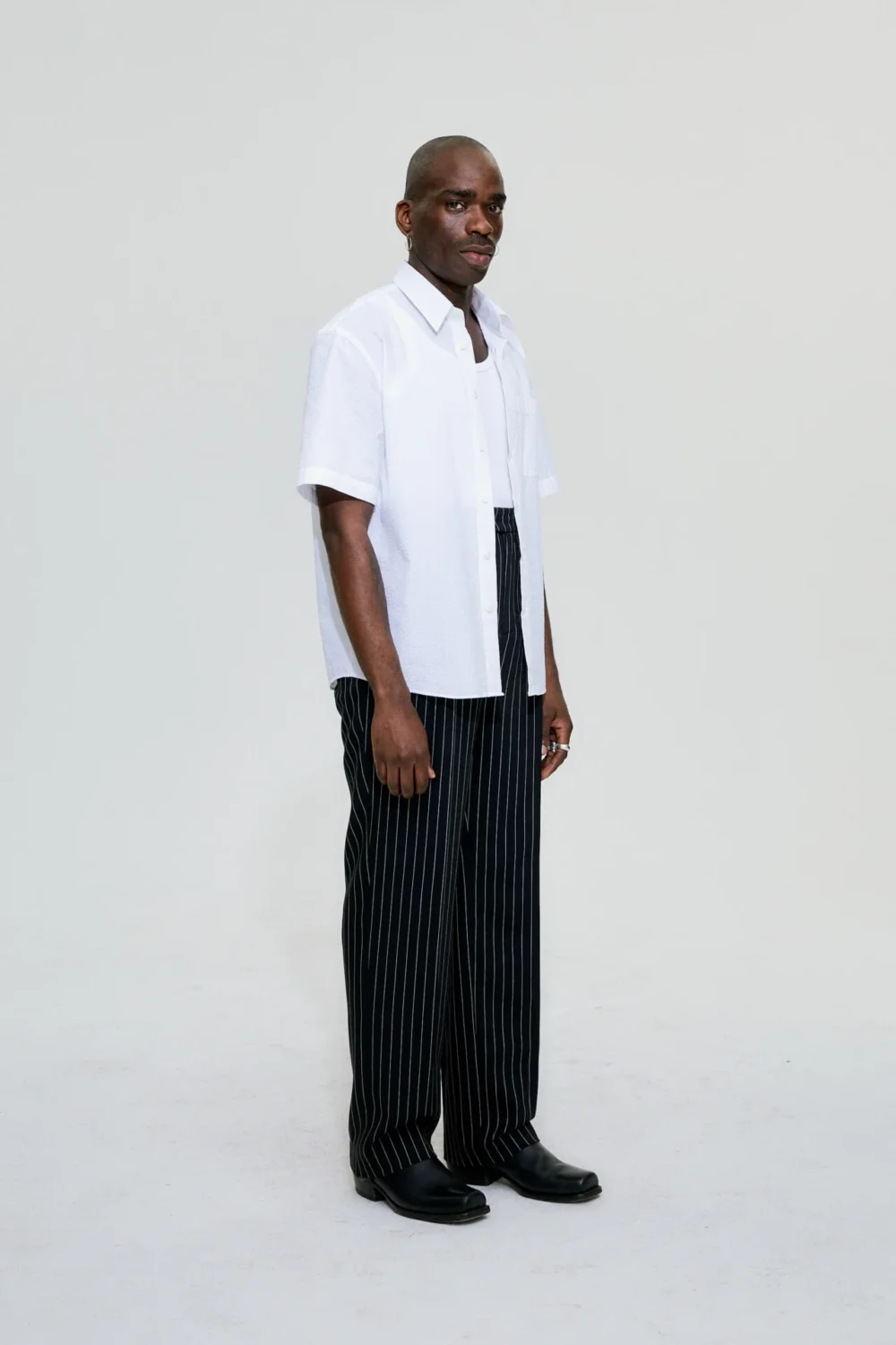 Ode shirt in seersucker by goutez