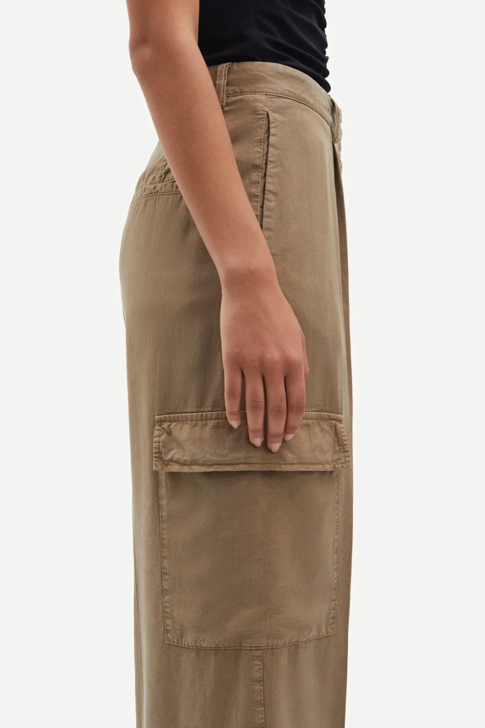 Sahopsa trousers in lead gray - 4