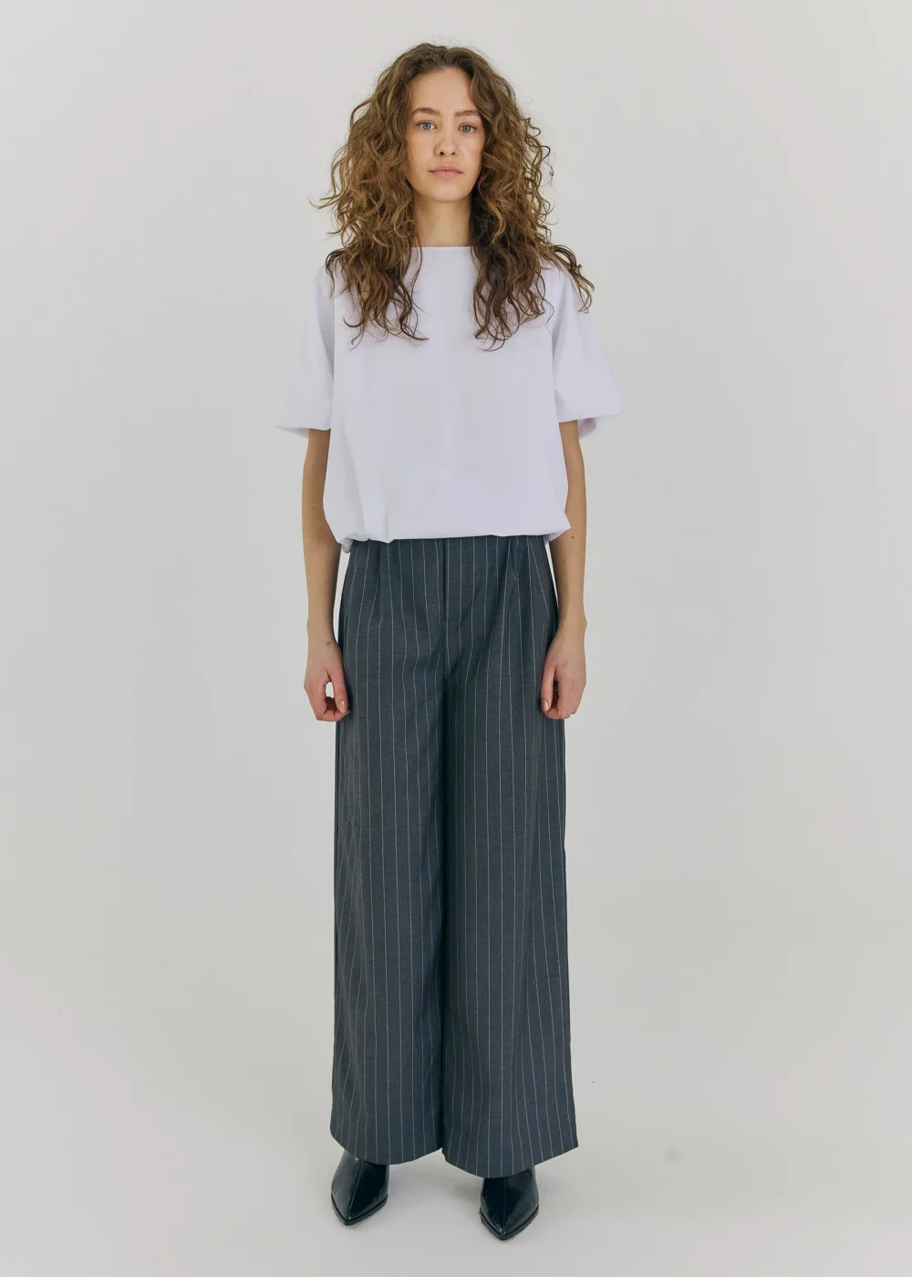 Novia pants in grey melange