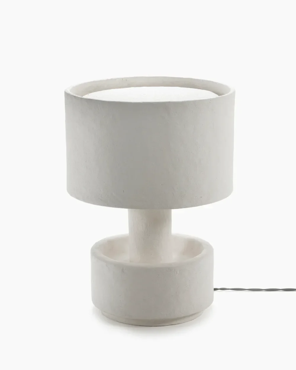 Round lamp in earth tone