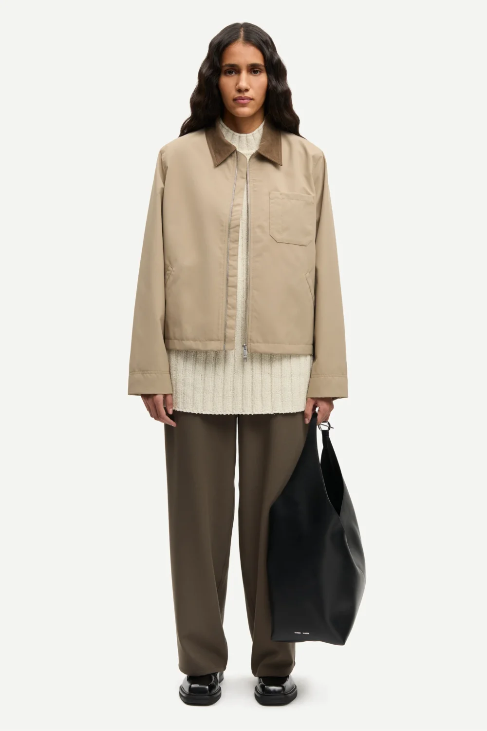 Sarobinson jacket in greige