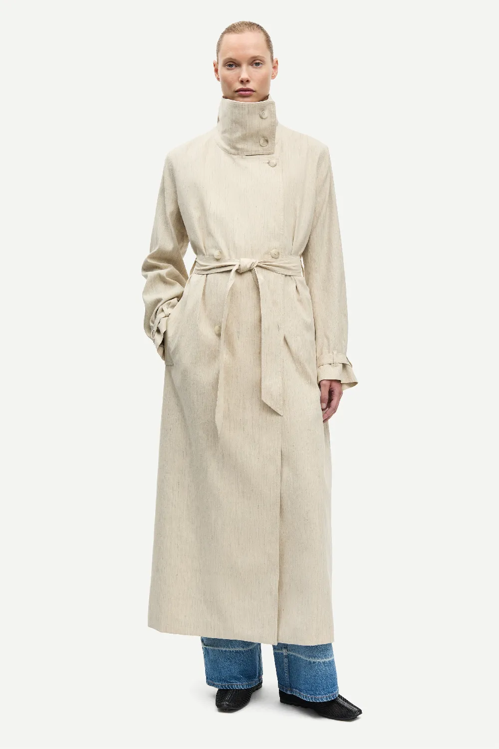 Sabianca coat in natural mel