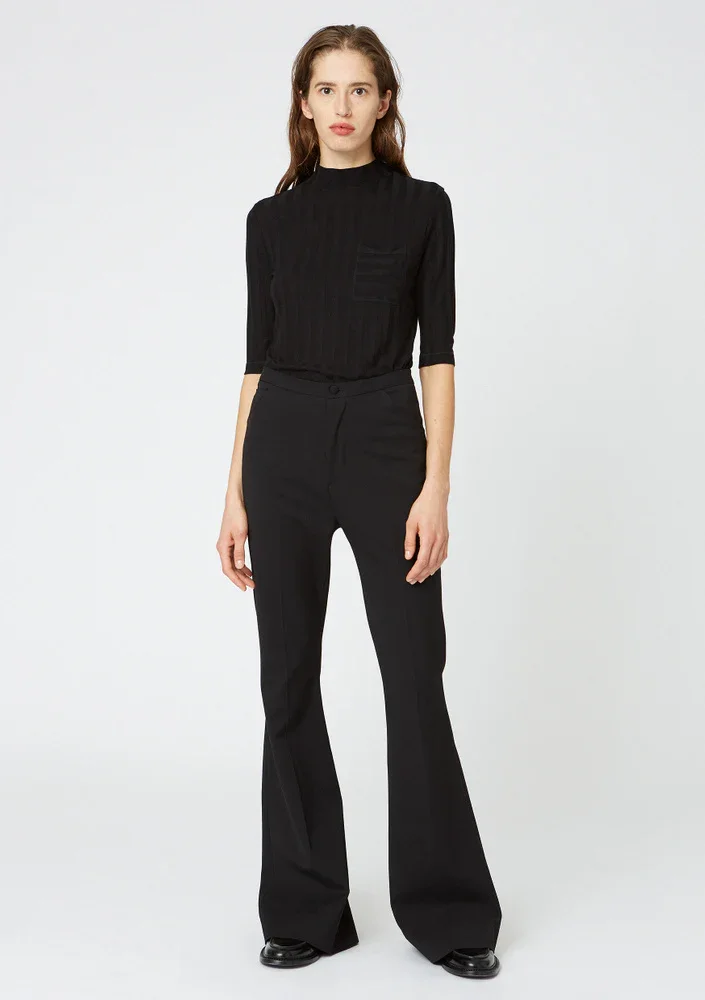 FLARED TROUSER BY HOPE IN BLACK