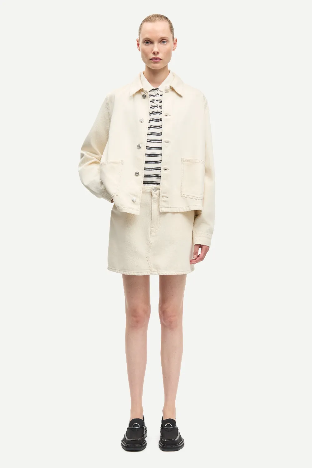 Saveyra jacket in soft natural