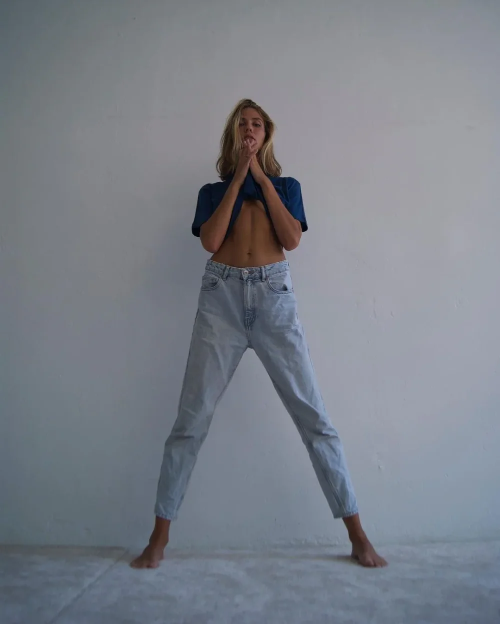 UNISEX SHIRT NAVY PEONY BY CAN PEP REY