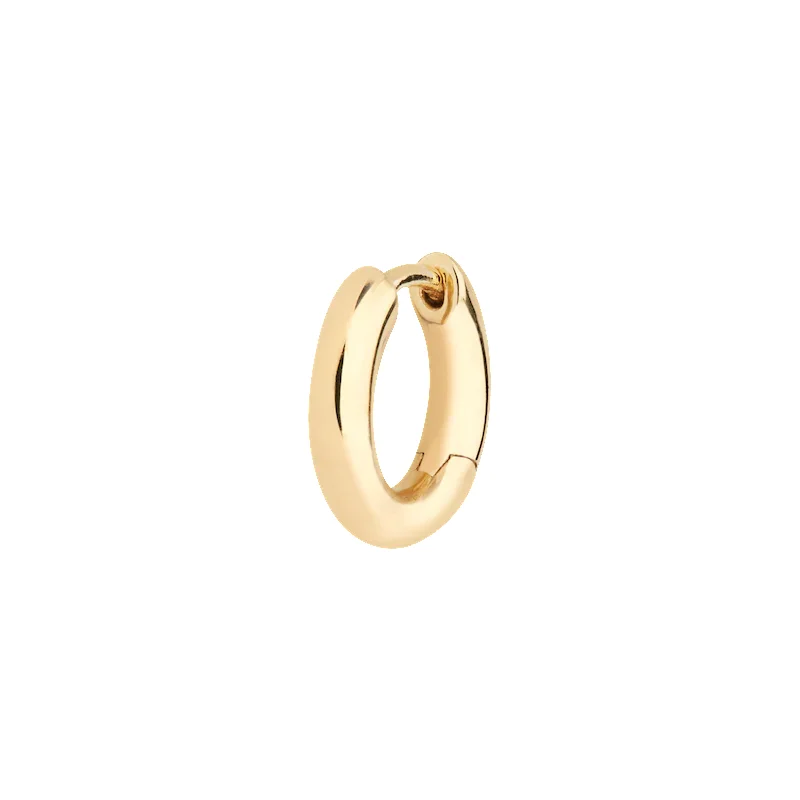 Slate 10 huggie in gold by Maria Black - 2