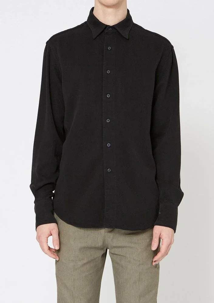 SCENE SHIRT IN FADED BLACK