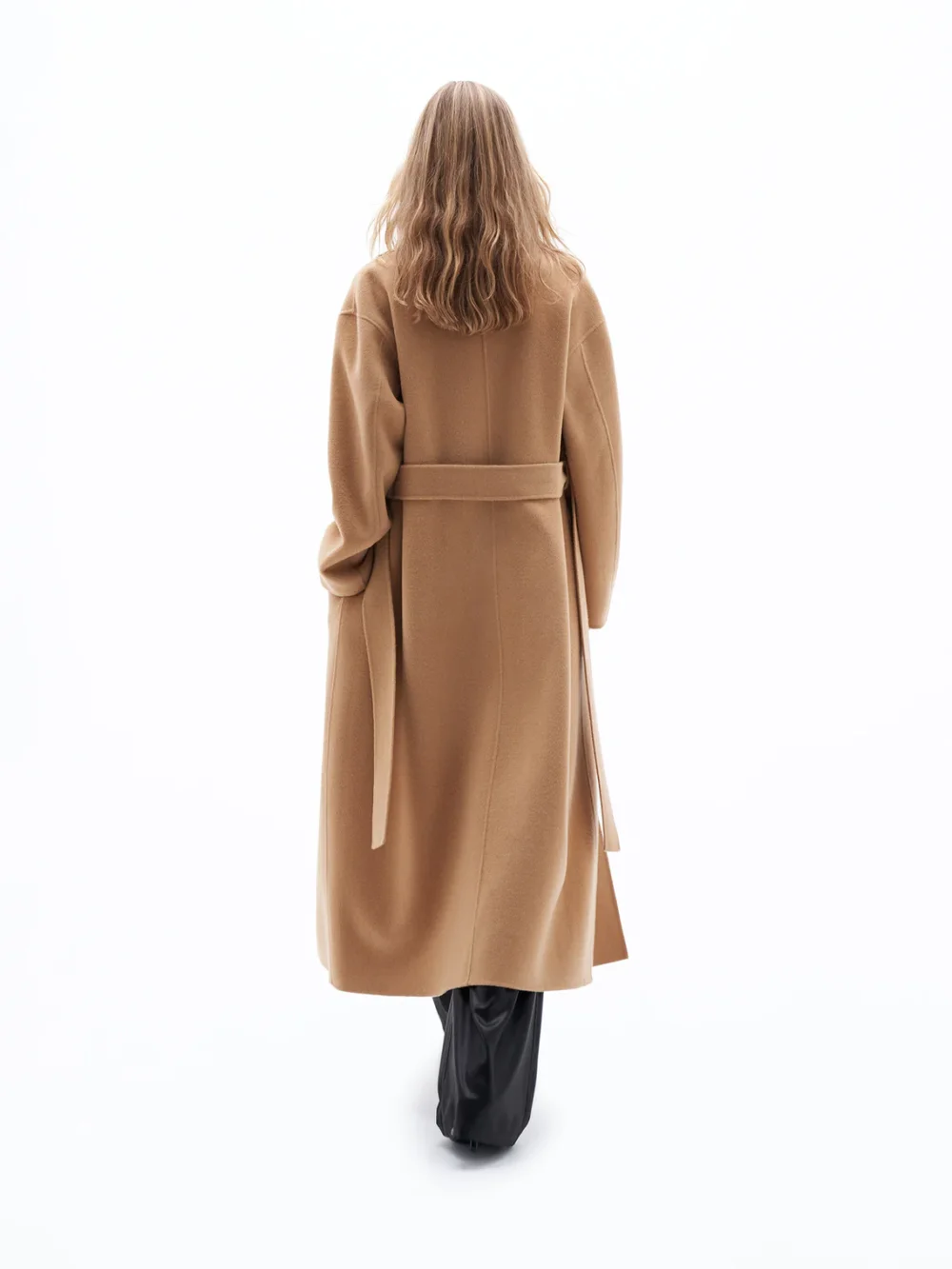 Alexa wool coat by Filippa K in light camel - 3
