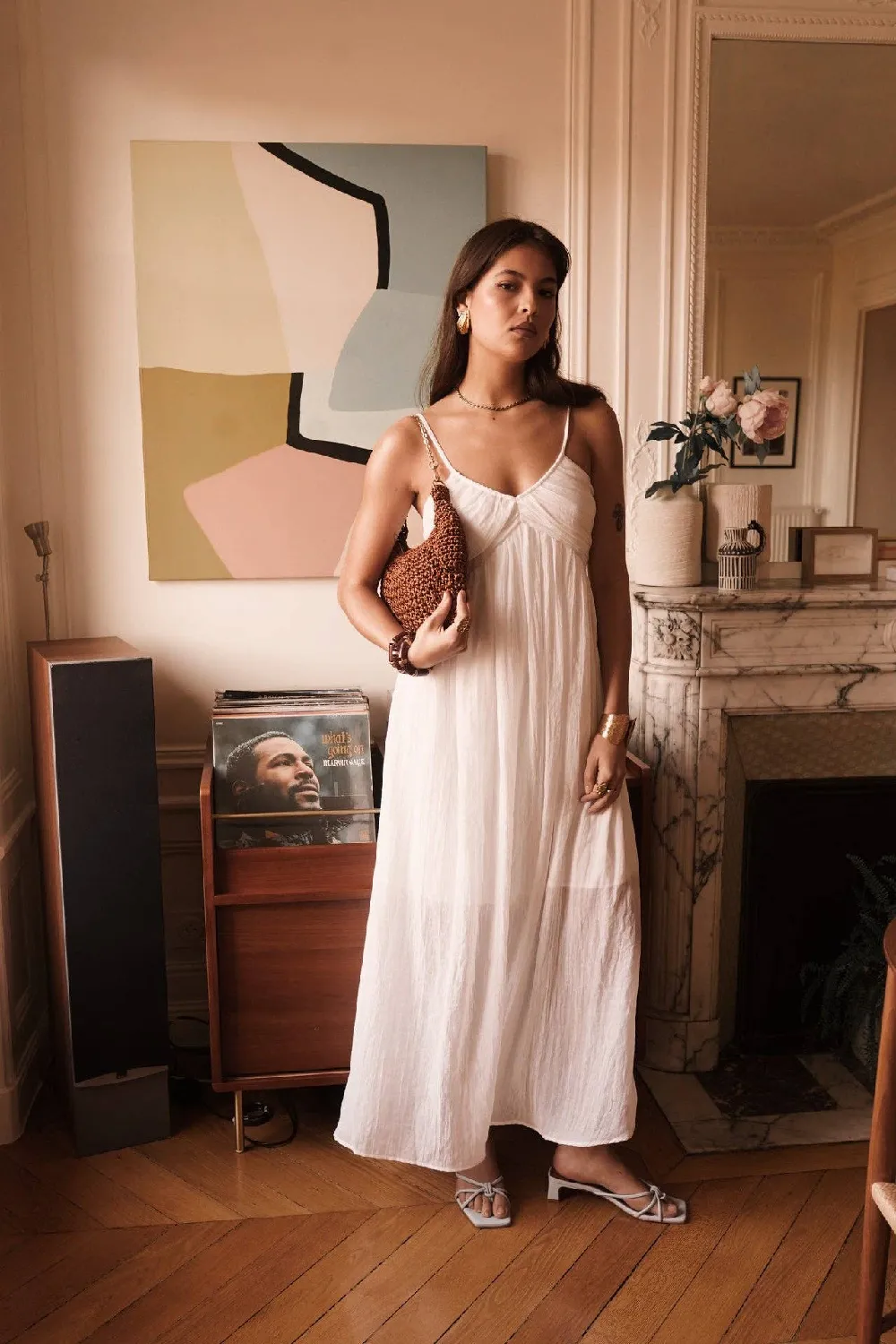 Ophelia dress in white