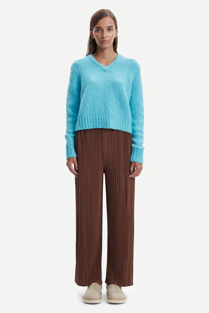 Pleated trousers in mustang - 3