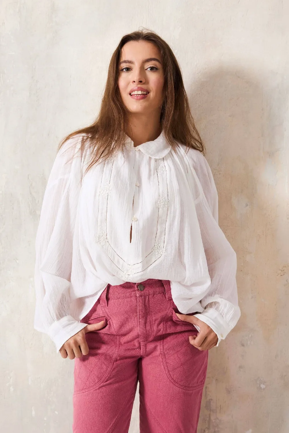 Noemi shirt in off white - 2