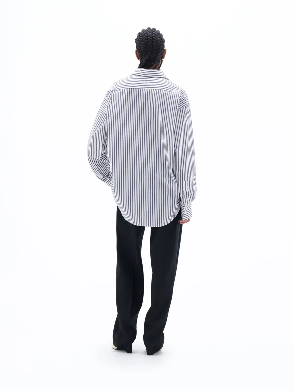 Striped cotton shirt by Filippa K - blue white - 3