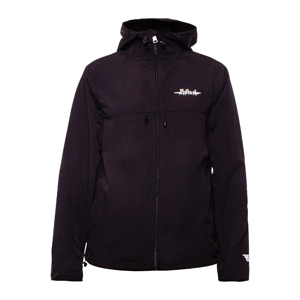 Grunge Windbreaker | Black/ White
