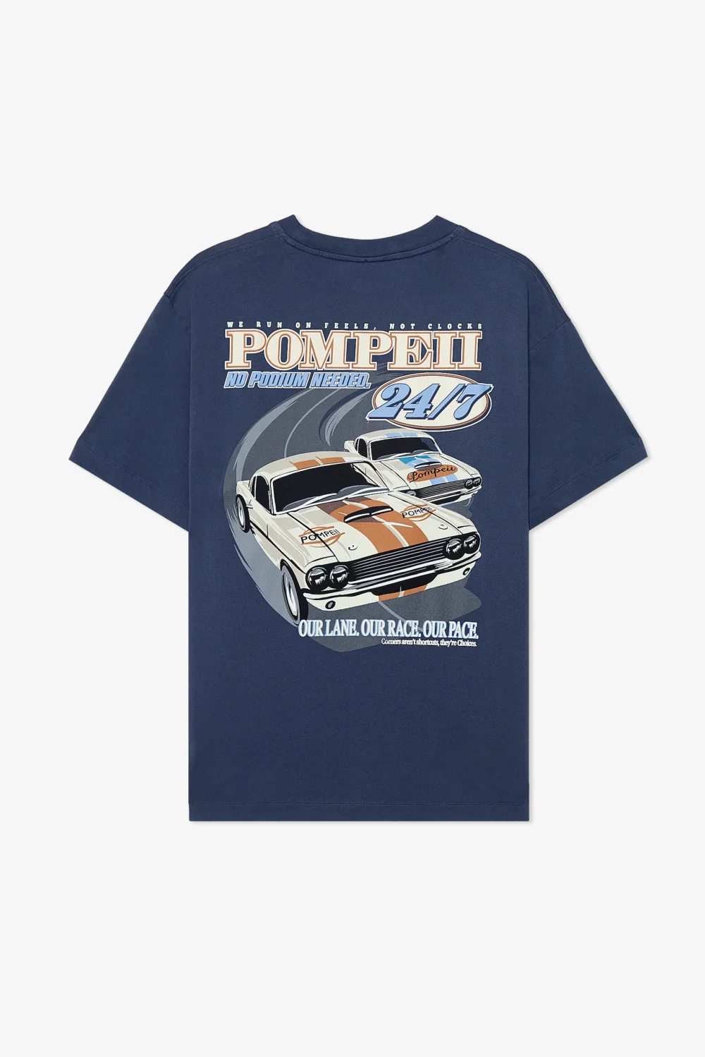 WHAT´S THE RUSH NAVY TEE