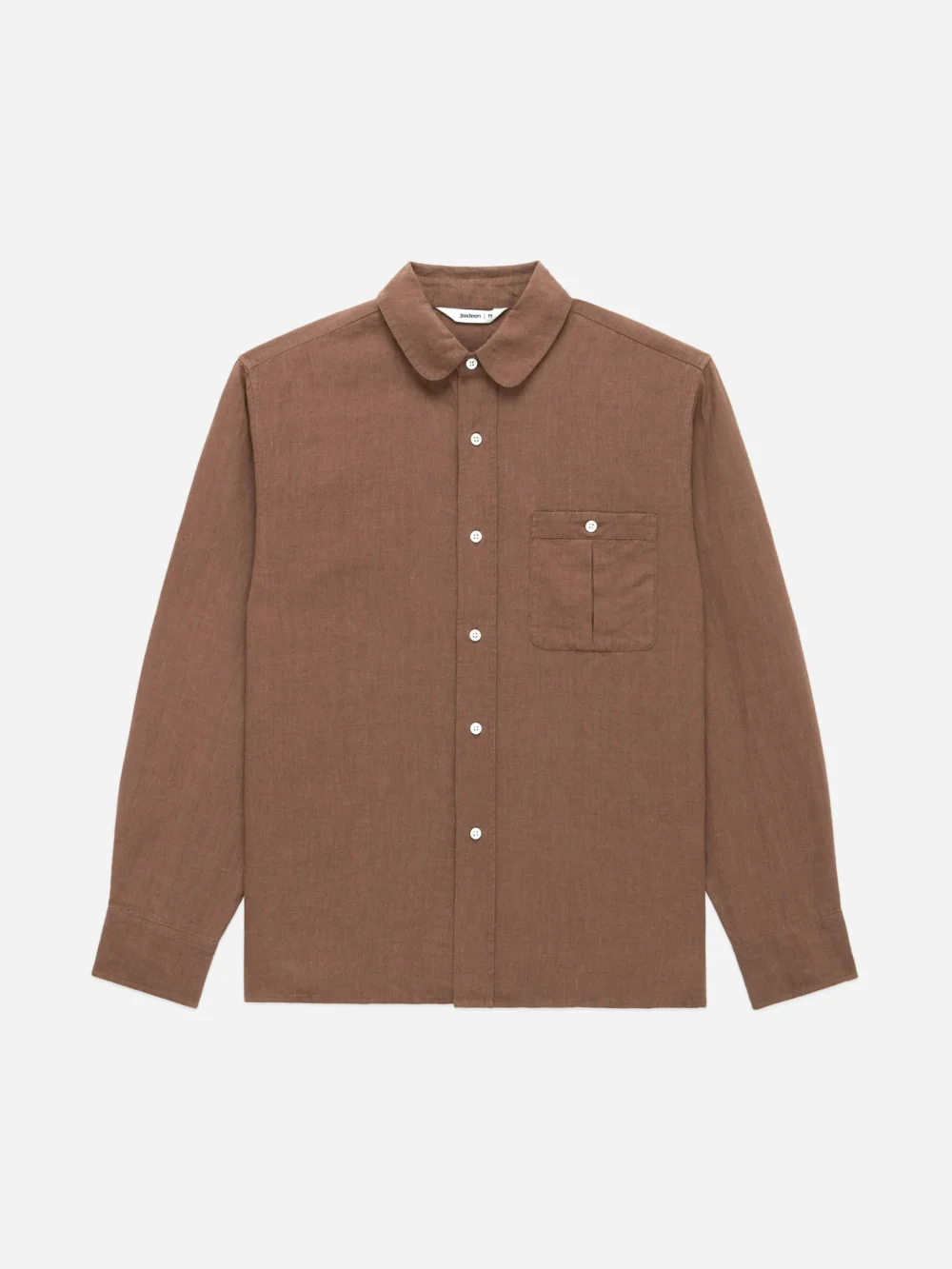 Club Collar Shirt ~ Rust Hemp - 3