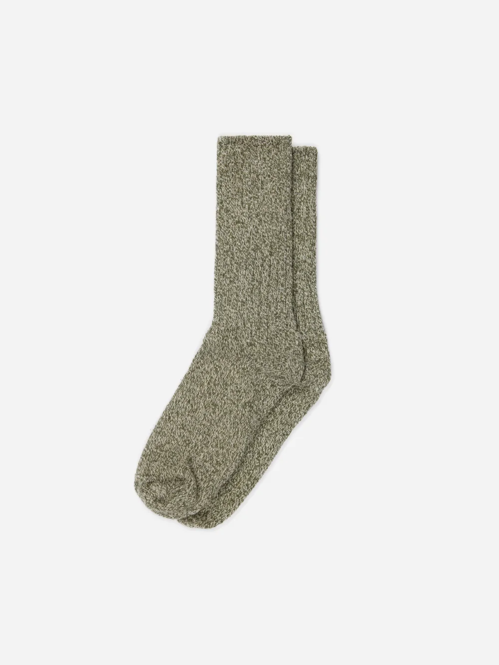 Boot Sock ~ Marled Olive