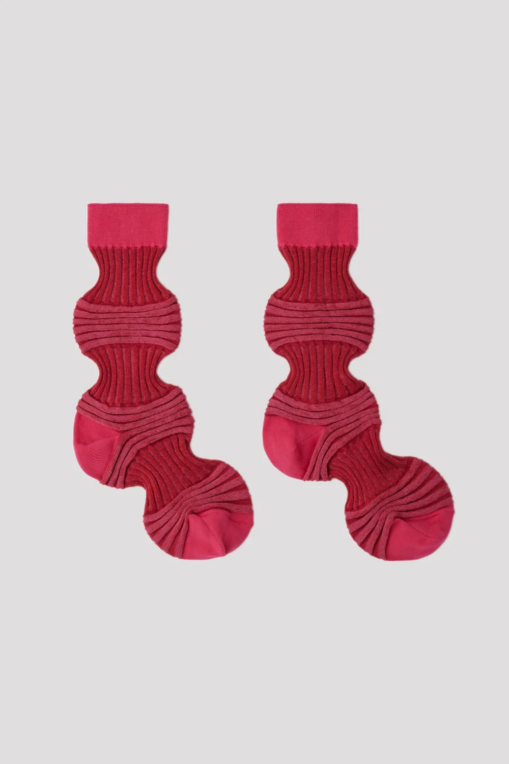 GARTER RIB SOCKS