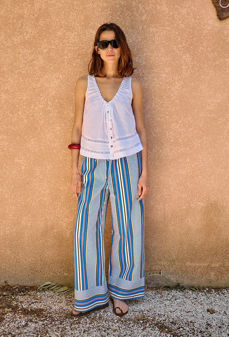 Yuli Stripe Twill Pant