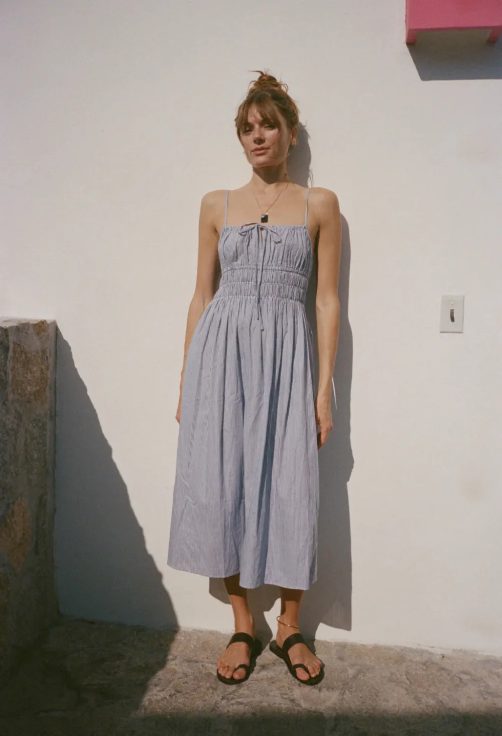 Gabriela Stripe Cotton Dress - 3