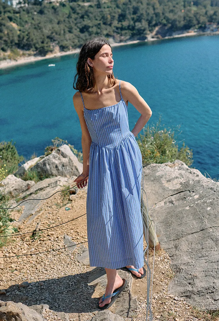 Neroni Stripe Shirting Dress - 5