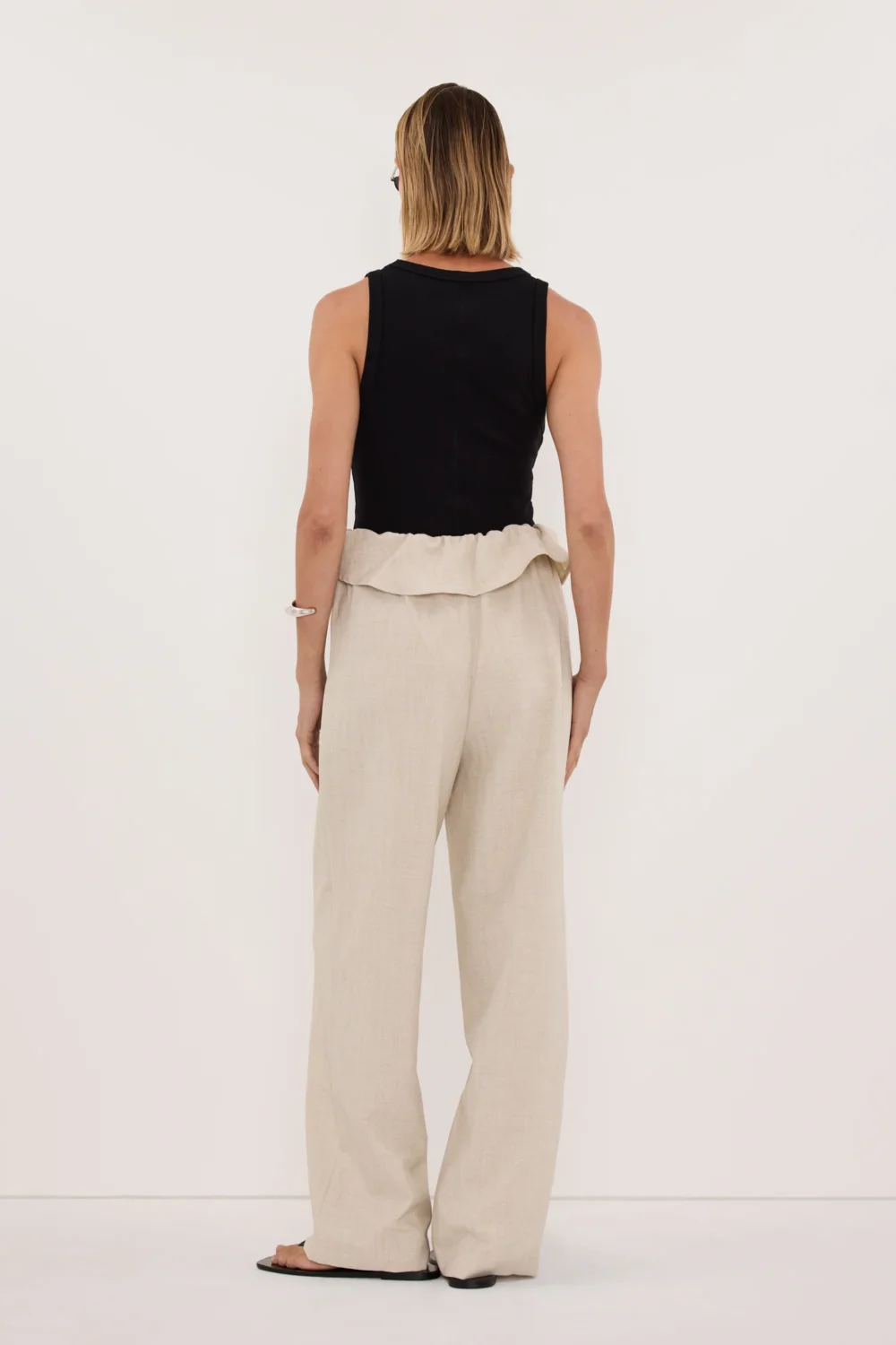 CYRUS NATURAL MARLE FISHERMAN PANT - 4