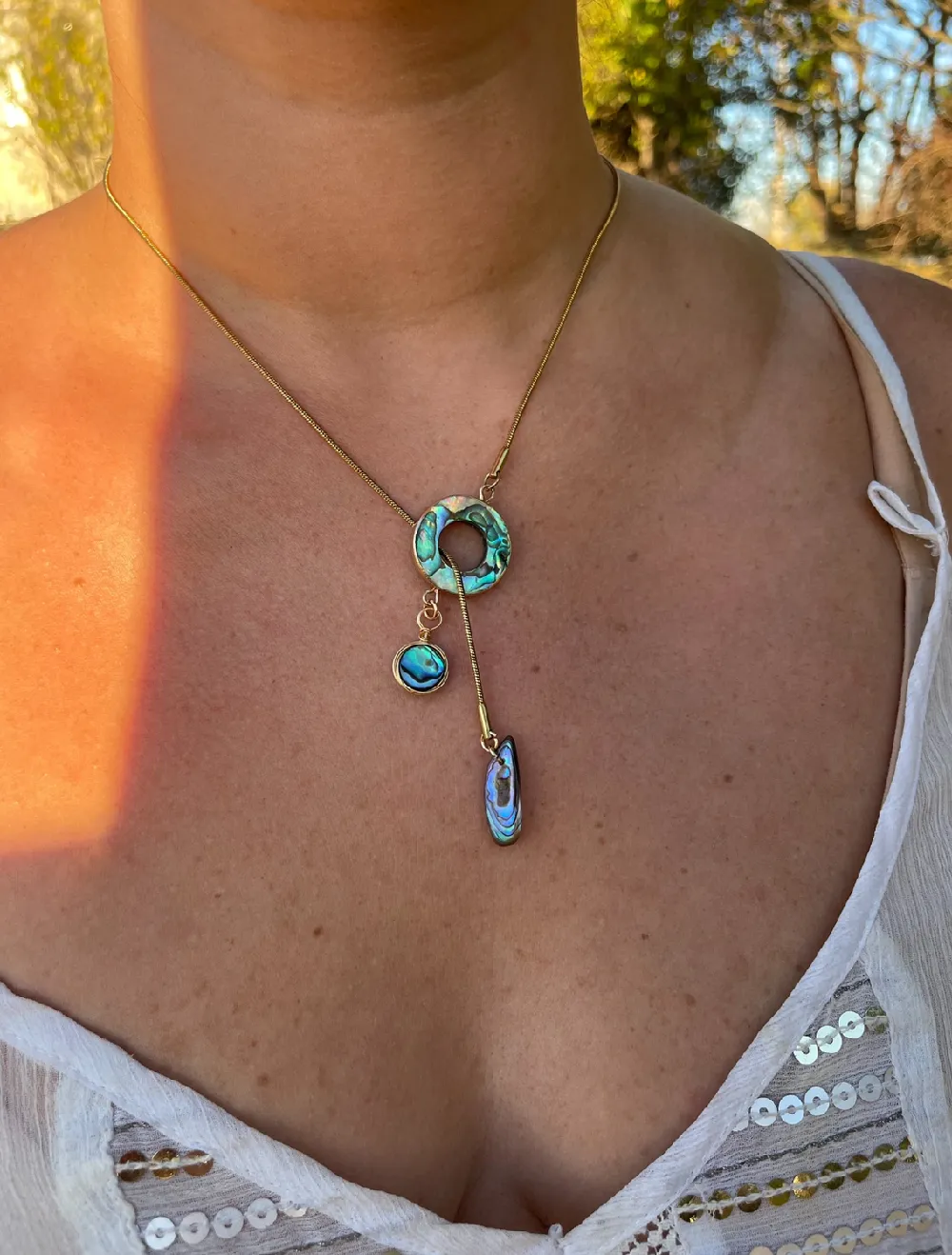Ocean Halo Necklace
