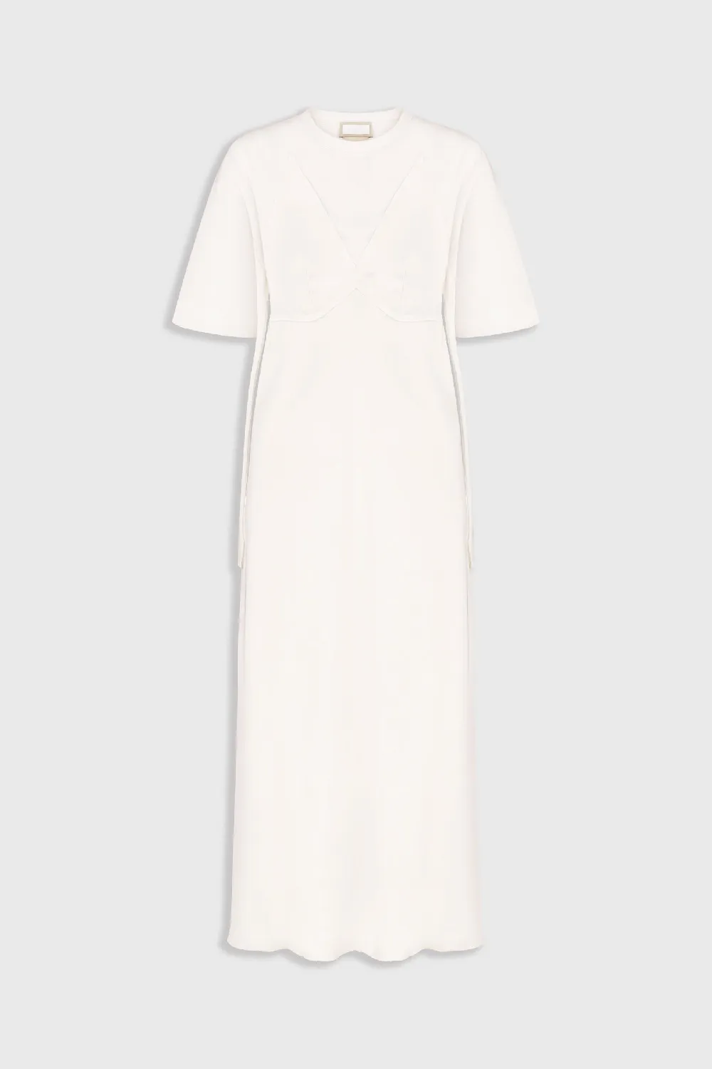 SOFT-STRUCTURED TEE DRESS - 5