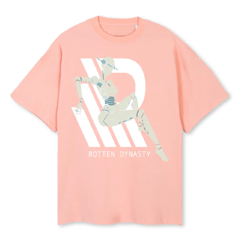 RBT PK Pink Clay Oversized Tee.