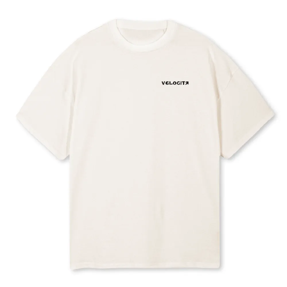 PORSCHETSHIRT Vintage White Oversized Tee.