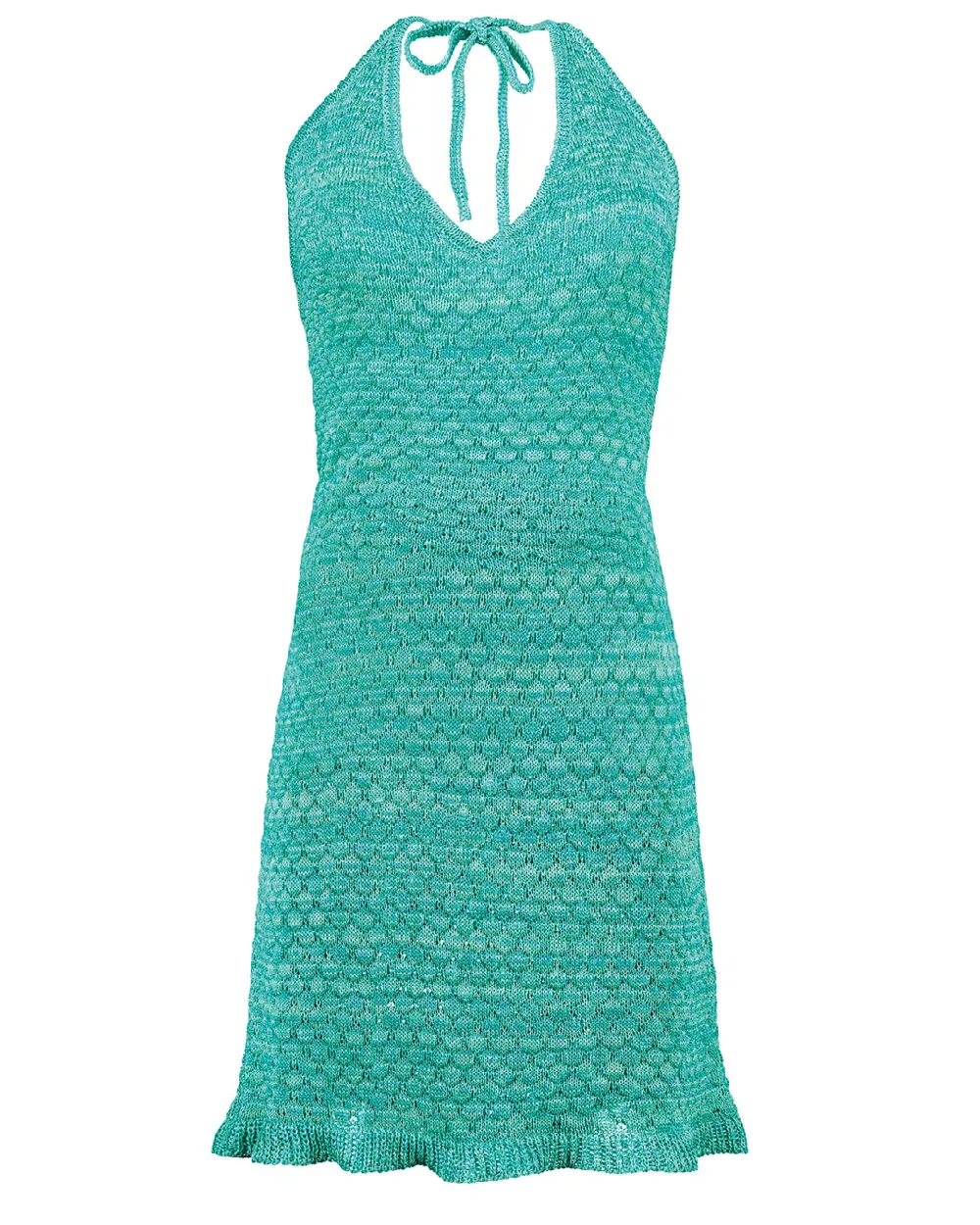 Scale Dress Aqua