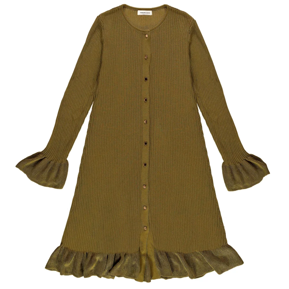 Cardigan-Dress Olive