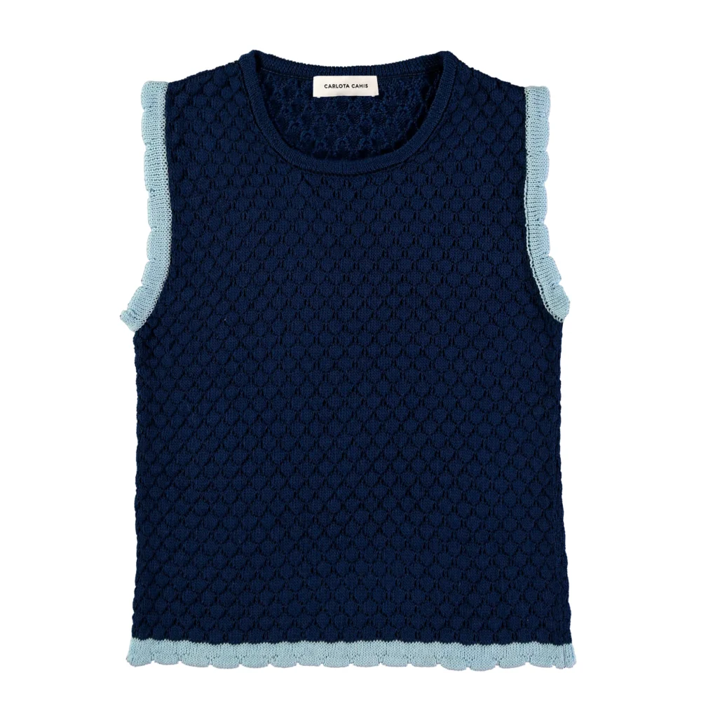 Cute Vest Navy