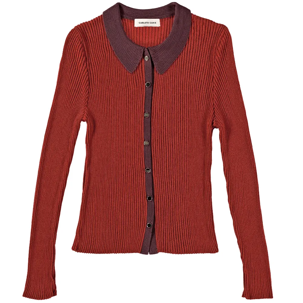 Sicilia Cardigan Rouge