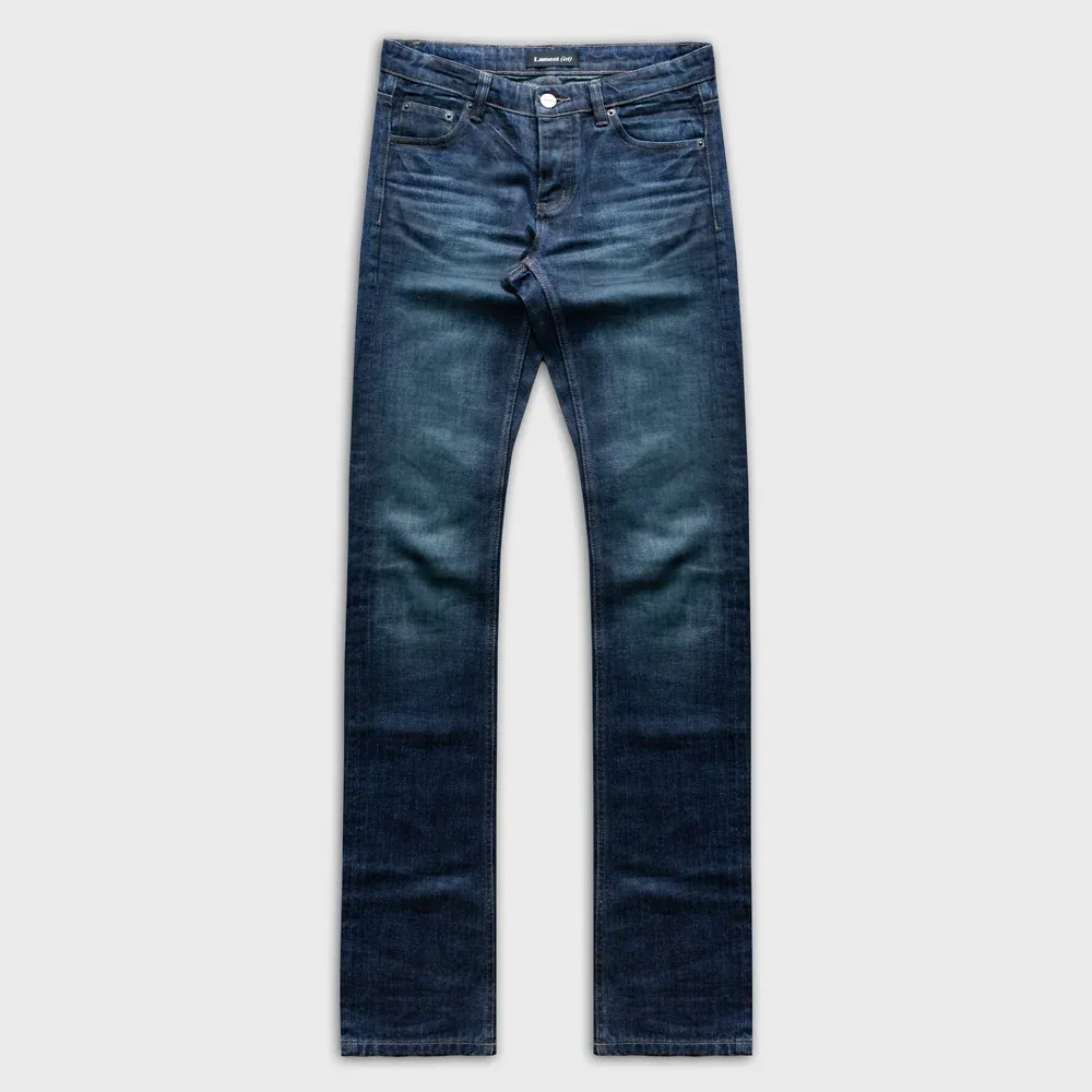 HARRY SKINNY JEANS IN WAXED OCÉAN BLEU DENIM