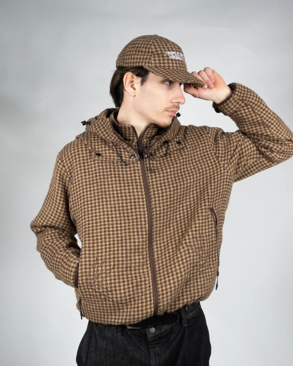Brown Wool Jacket - TSHC - 3