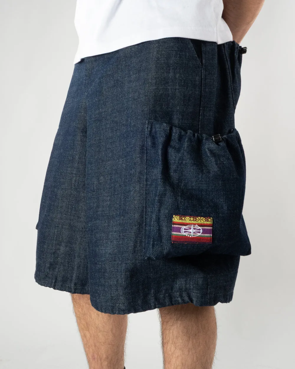 3D Pocket Denim Short - 4