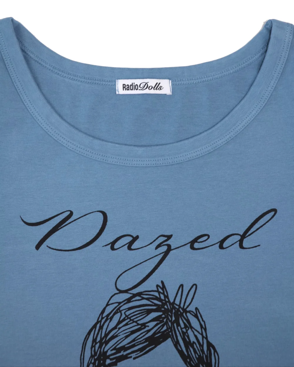 "dazed" scoop neck tee - 2
