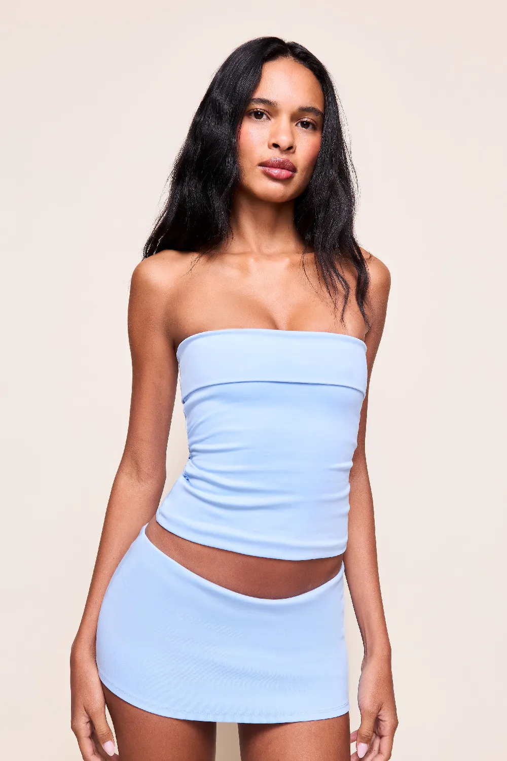 Micro Mini Cotton Skirt - 2