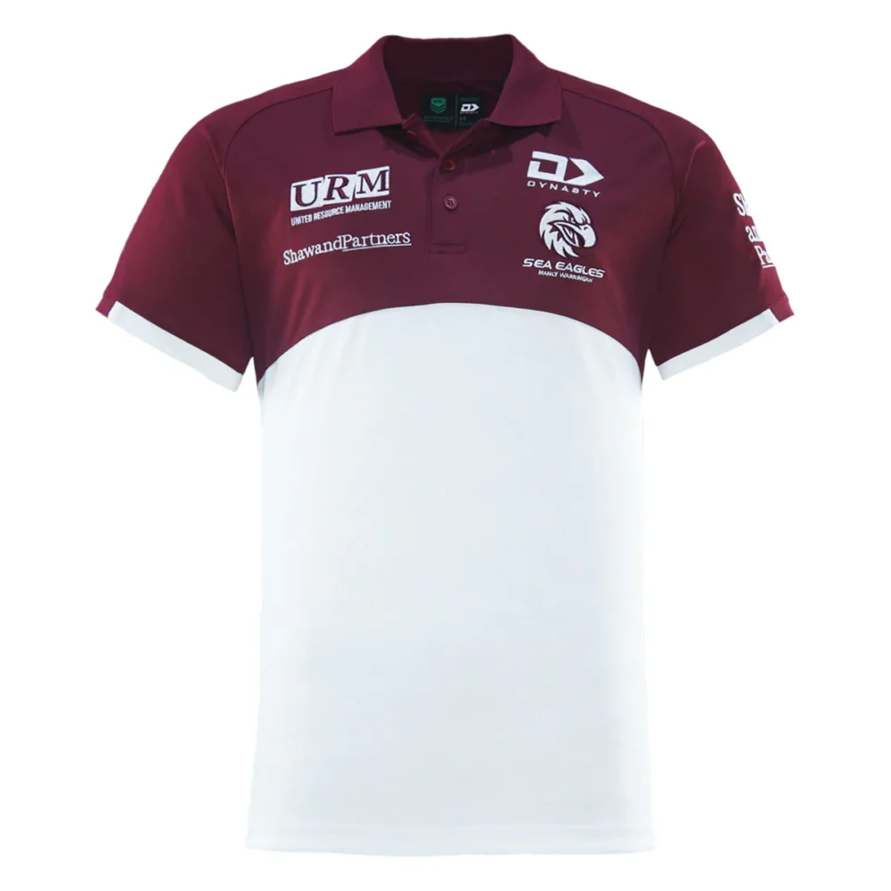 Manly Warringah Sea Eagles Mens 2026 Cotton Polo